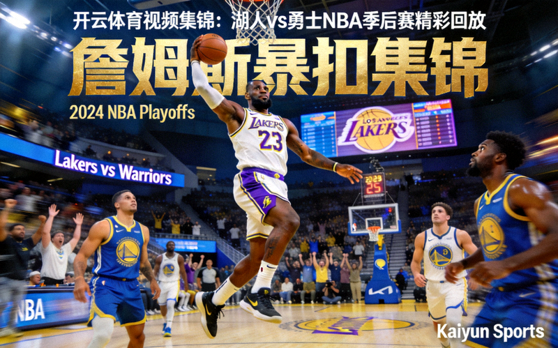 开云体育视频集锦：湖人vs勇士NBA季后赛精彩回放，詹姆斯暴扣集锦